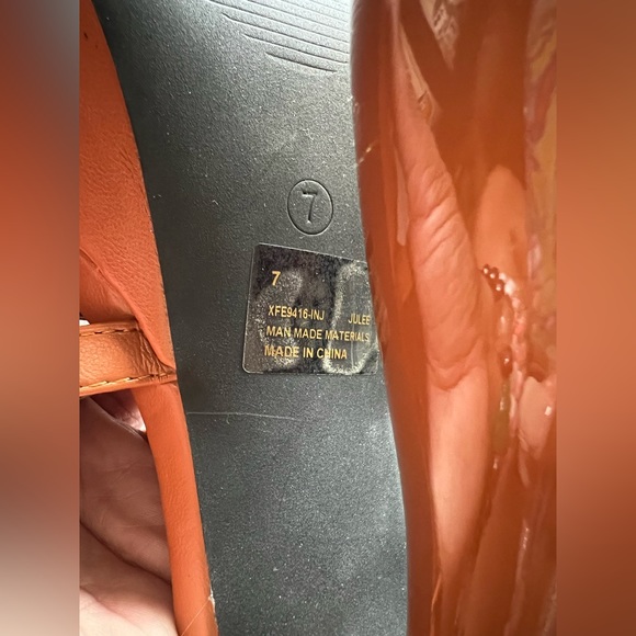 Elaine Sculpted & Strappy: Almond Brown Platform Chunky Heel Sandals - Picture 9 of 11